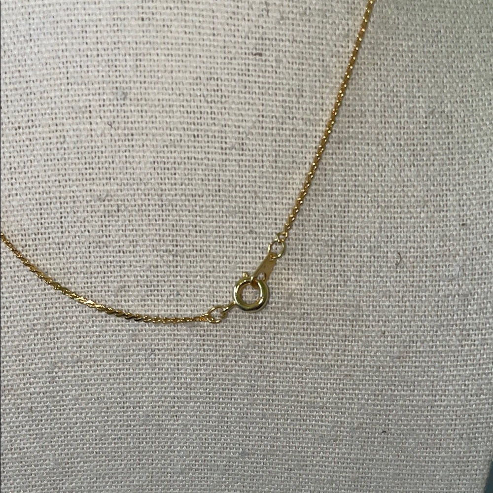 Vintage “Sally” Gold Tone Name Necklace - Picture 4 of 4